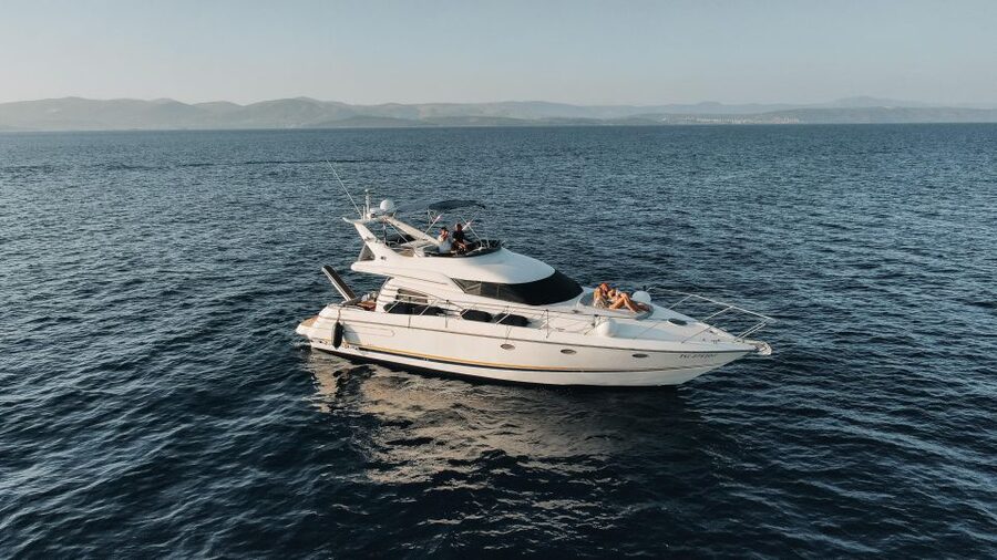 Split: Private Yacht Day Trip to Adriatic Islands - Krknjaši Blue Lagoon: the main swim-and-snorkel pull