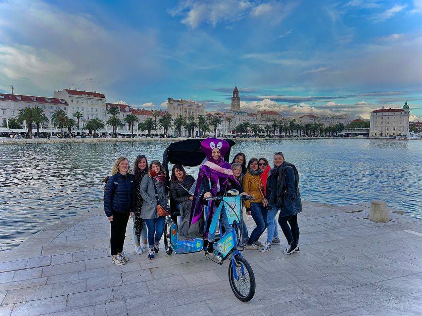 Split Tour in Private Electric Rickshaw - Croatian National Theatre and Diocletian’s Palace gates: the old core