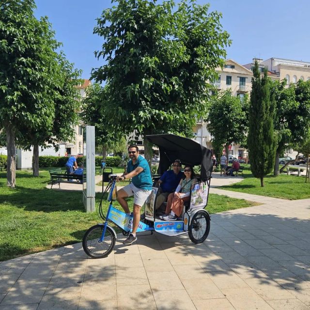 Split Tour in Private Electric Rickshaw - From Matejuška to Sustipan: sea views without the long climb