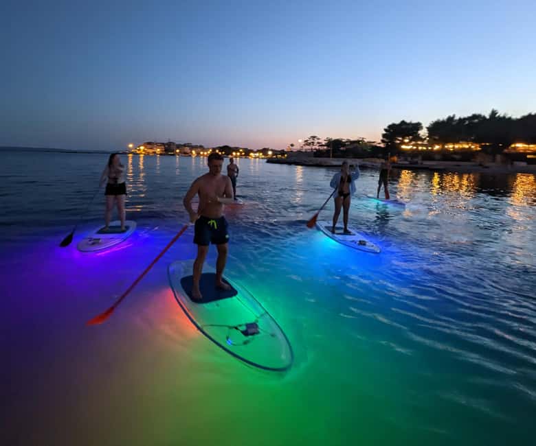 Split: Transparent SUP night Glow tour - Getting there smoothly: meeting point and transfer rhythm