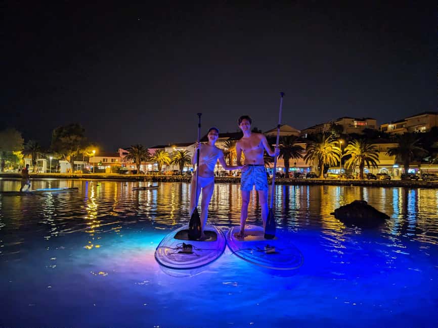 Split: Transparent SUP night Glow tour - Switching to the river: stars overhead, light below