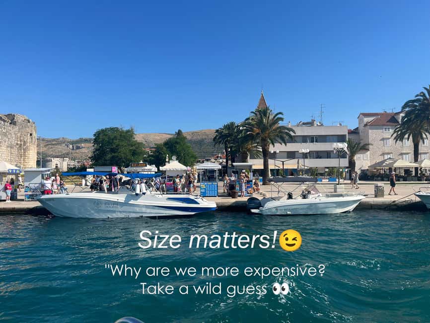Split/Trogir: Half-Day 3-Island Speedboat Adventure - Speedboat Pickup in Split or Trogir: Where to Be on Time