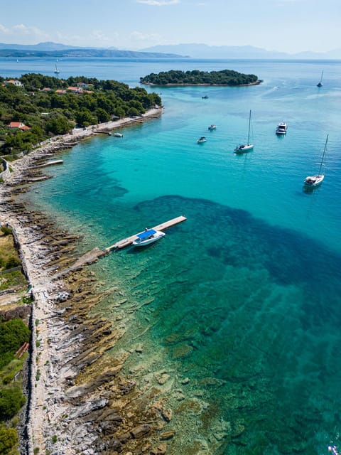 Split/Trogir: Half-Day 3-Island Speedboat Adventure - Čiovo’s Duga Cove and Beach Bar Borkko: Quiet Water, Easy Chilling