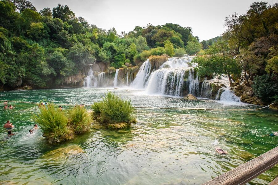 Split/Trogir: Krka National Park Day Trip & Boat to Skradin - Krka and Skradin: a perfect mix of falls, calm water, and a beach break