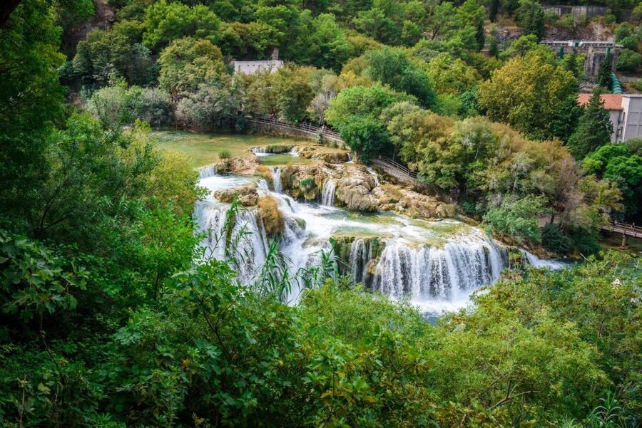 Split/Trogir: Krka National Park Day Trip with Wine Tasting - Boat ride to Skradin: the canyon views are the “freebie” you’ll remember