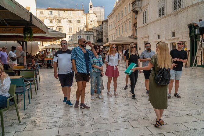 Storytelling World War II in Split Tour - The Peristyle of Diocletian’s Palace: what got attacked