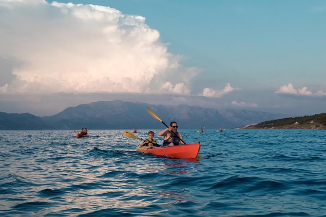 Sunset Kayaking - Postira, Brac: the kind of coastline you want at sunset