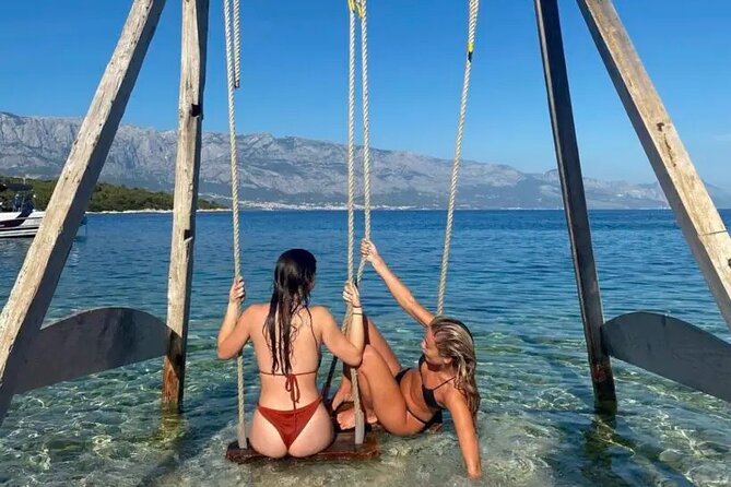 Sunset Speedboat Tour in Makarska with swim stop on island Brač - Returning at sunset: seeing Makarska from the west