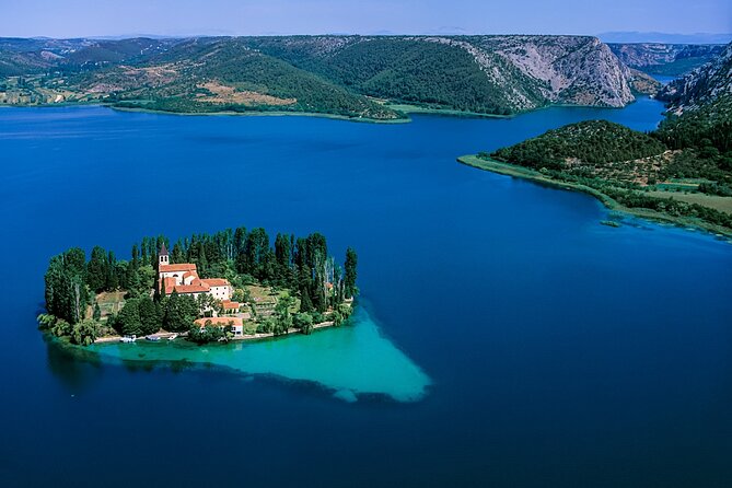 The Wonder of nature route - Panoramic Flight over Plitvice Lakes & Krka NP - Plitvice Lakes from above: seeing the system all at once