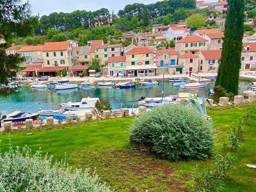 Trogir: Blue Lagoon, Maslinica, and Solinska Bay Boat Tour - Blue Lagoon: Clear Water, Shallow Color, and Marine Life