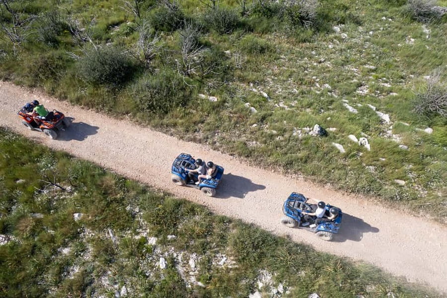 Trogir, Žedno: Čiovo Island 100% Off-Road Quad ATV Tour - Key highlights at a glance