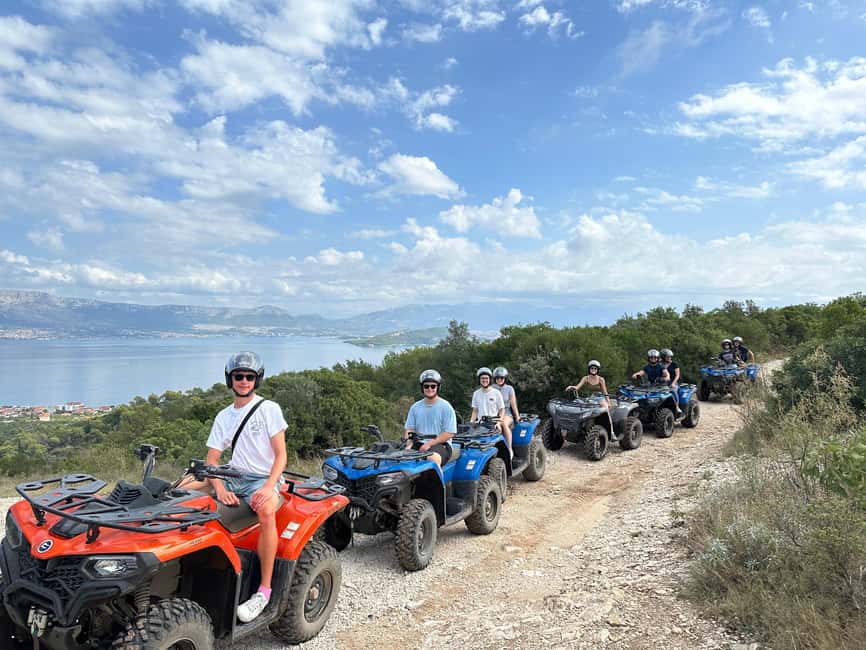 Trogir, Žedno: Čiovo Island 100% Off-Road Quad ATV Tour - Automatic Quads, Different Sizes, and the Teen-Driver Advantage
