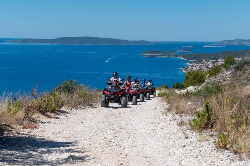 Trogir, Žedno: Čiovo Island 100% Off-Road Quad ATV Tour - Stop 1: Eastern Viewpoint Over Split and the Islands
