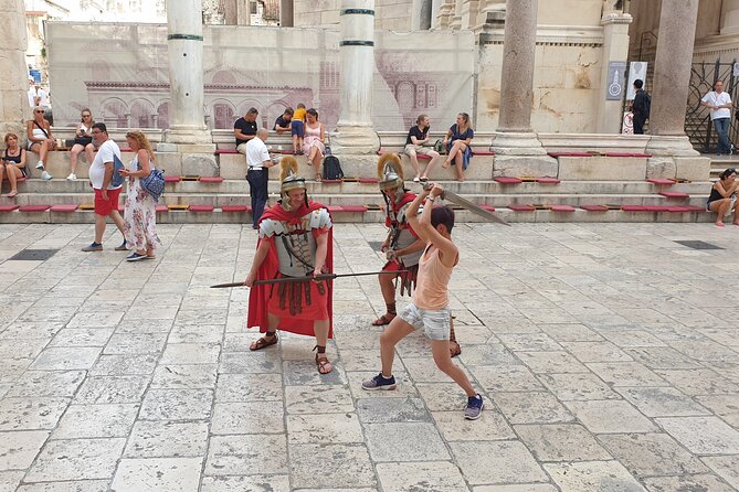 Walking Tour of Split and Diocletian's Palace - Riva Harbor and the Bronze Model: Visualize the Whole Palace